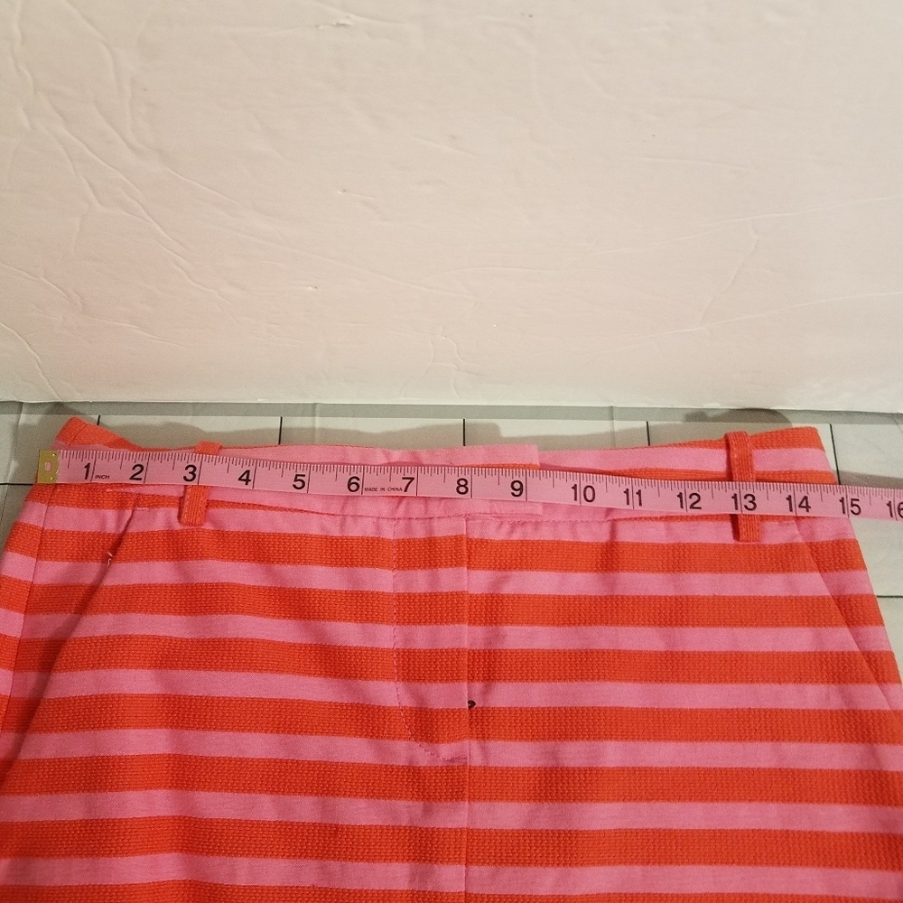 J. Crew Stripe Mini Skirt Size 0 Summer 13 - Picture 9 of 12